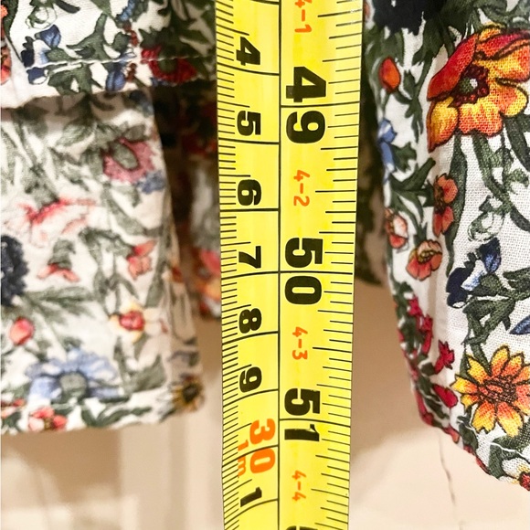 NATURAL LIFE Dress Floral Print Maxi Women's Sz Large Black Tiered - EUC - Picture 10 of 11